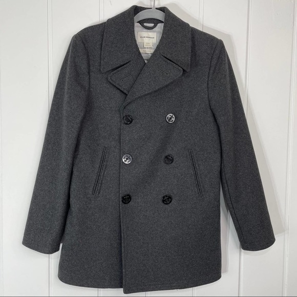 Club Monaco Other - Club Monaco Italian Wool Peacoat Dark Grey XS